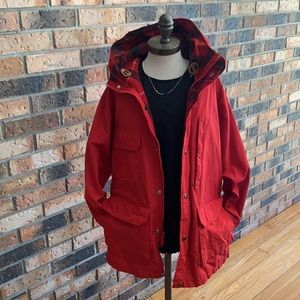 Vintage “The Woolrich Woman” Red utility coat